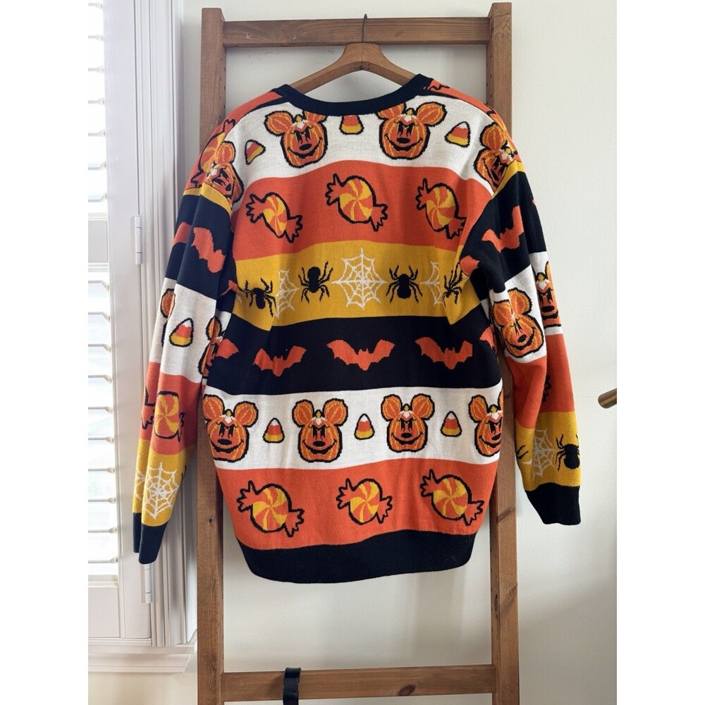 Her Universe Disney Halloween Mickey Mouse Hooded Cardigan Size L - Picture 2 of 4